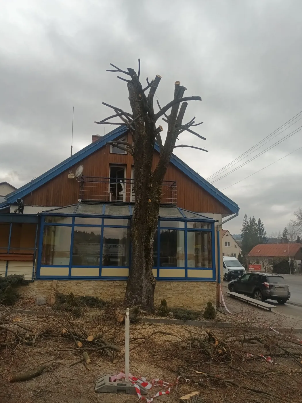 Lanové pílenie v náročnom teréne